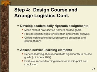 Service Learning Workshop | PPT