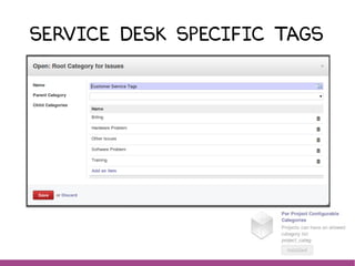 Service desk Specific Tags
 