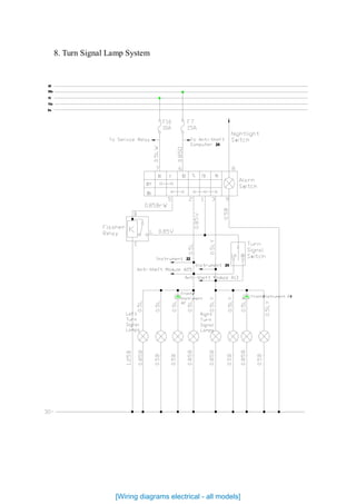 8. Turn Signal Lamp System
30
30a
15a
15
Ka
22
24
24
/
/ 3
[Wiring diagrams electrical - all models]
 