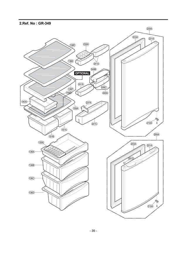 Service manuals lg_fridge_gr349sqf_gr349sqf service manual PDF