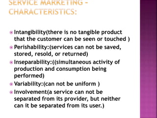 Service marketing | PPTX