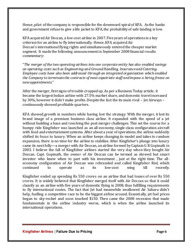 Dissertation on the downward spiral