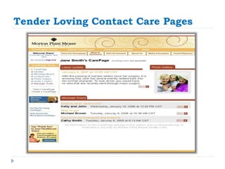 Tender Loving Contact Care Pages 
 