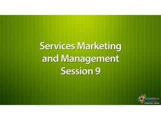 Service Marketing and Management 10