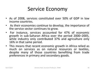 Services In Economics Examples Service marketing introduction, , classification and challenges | PPTX