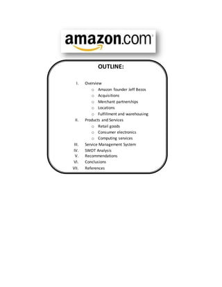 Service marketing management of amazon | PDF