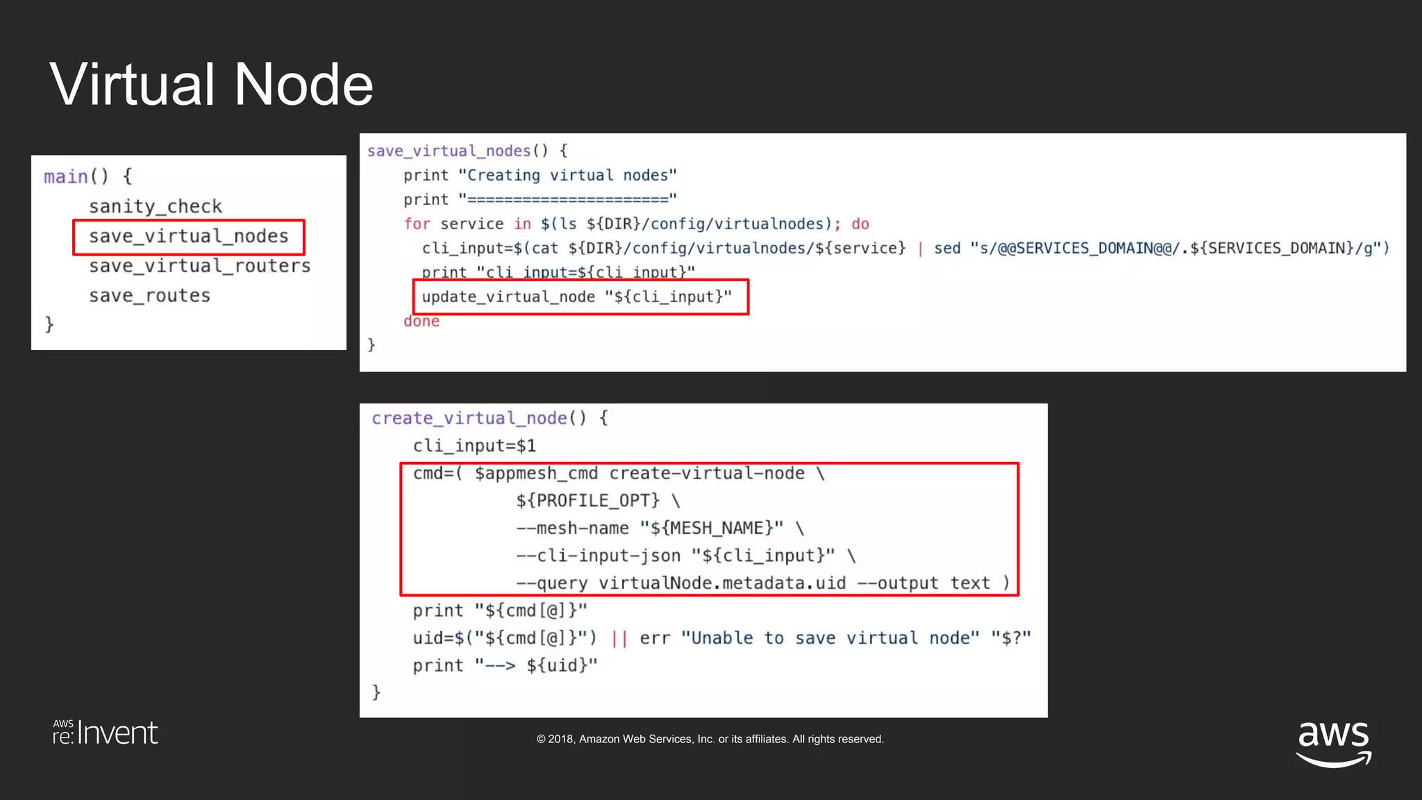 © 2018, Amazon Web Services, Inc. or its affiliates. All rights reserved.
Virtual Node
 