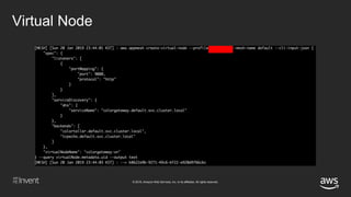 © 2018, Amazon Web Services, Inc. or its affiliates. All rights reserved.
Virtual Node
 