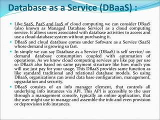 Service Models - Databas - Monitoring - Communication.ppt
