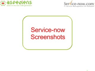 Service-now Screenshots 