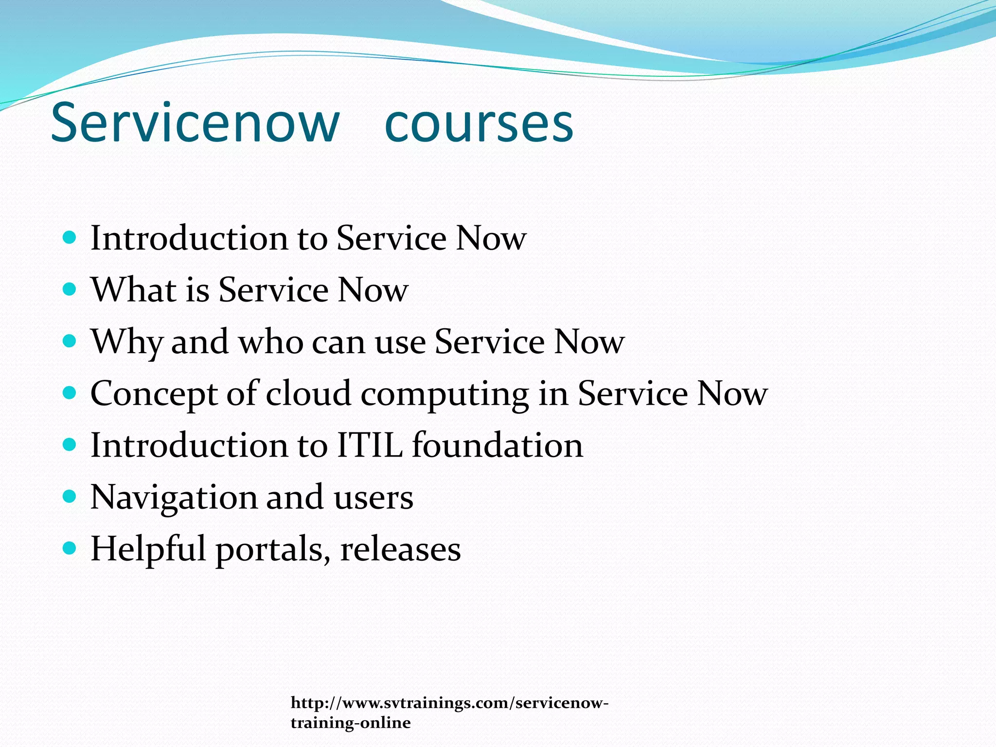 Servicenow ppt | PPTX