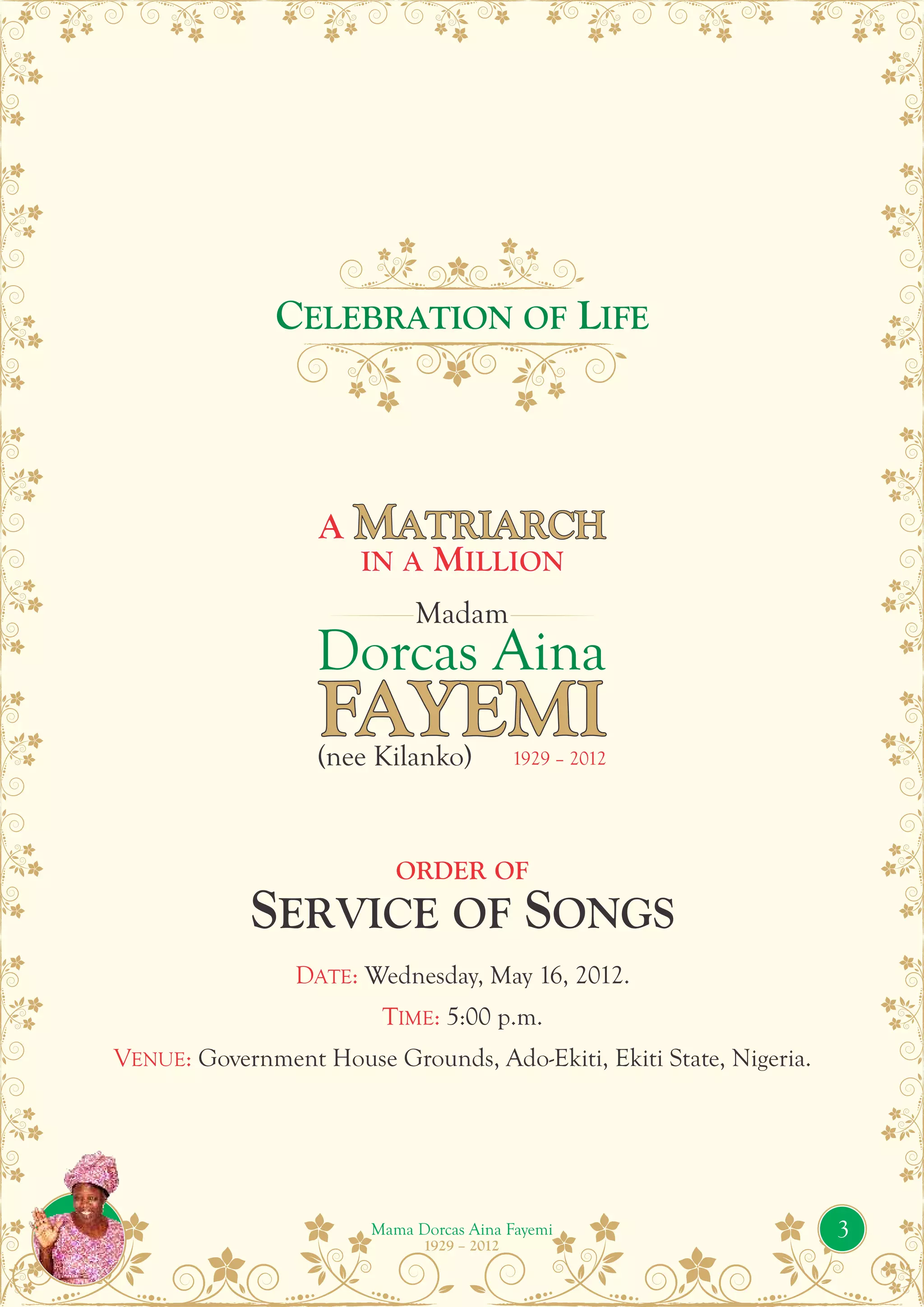 Song Service Service of songs programme | PDF