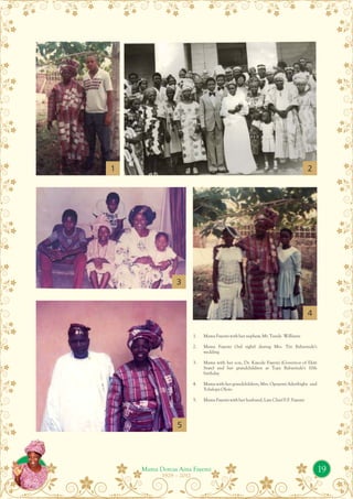 Service of songs programme