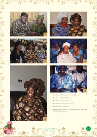 Service of songs programme