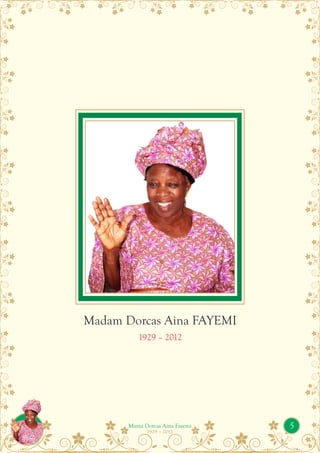 Service of songs programme