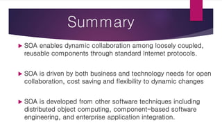 Service oriented architecture | PPTX