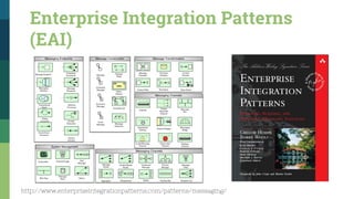 Enterprise Integration Patterns
(EAI)
http://www.enterpriseintegrationpatterns.com/patterns/messaging/
 