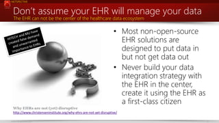 NETSPECTIVE

Don’t assume your EHR will manage your data
The EHR can not be the center of the healthcare data ecosystem

•...