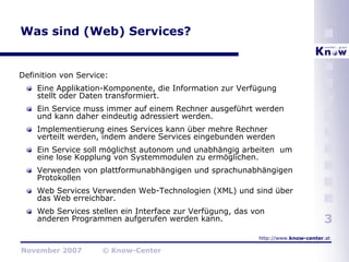Service-orientierte Architekturen