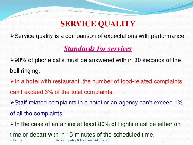 Quality Service Meaning