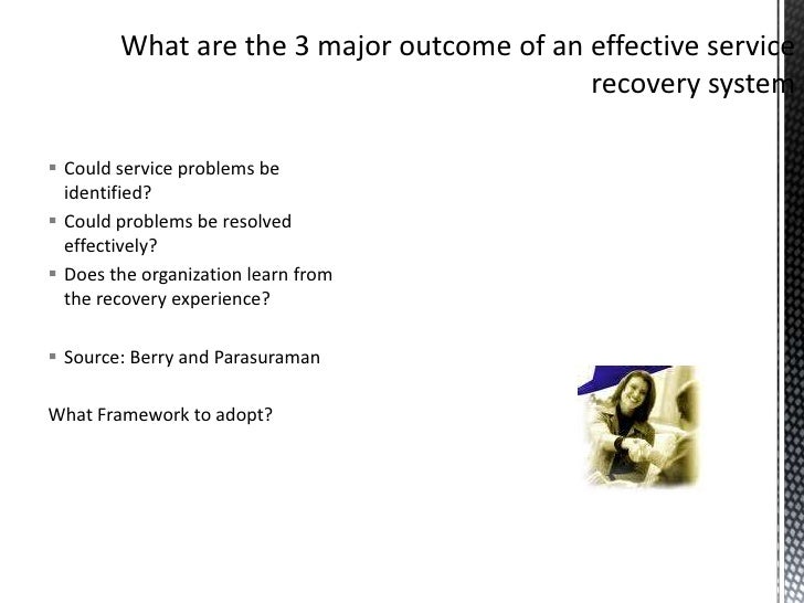 service recovery service recovery