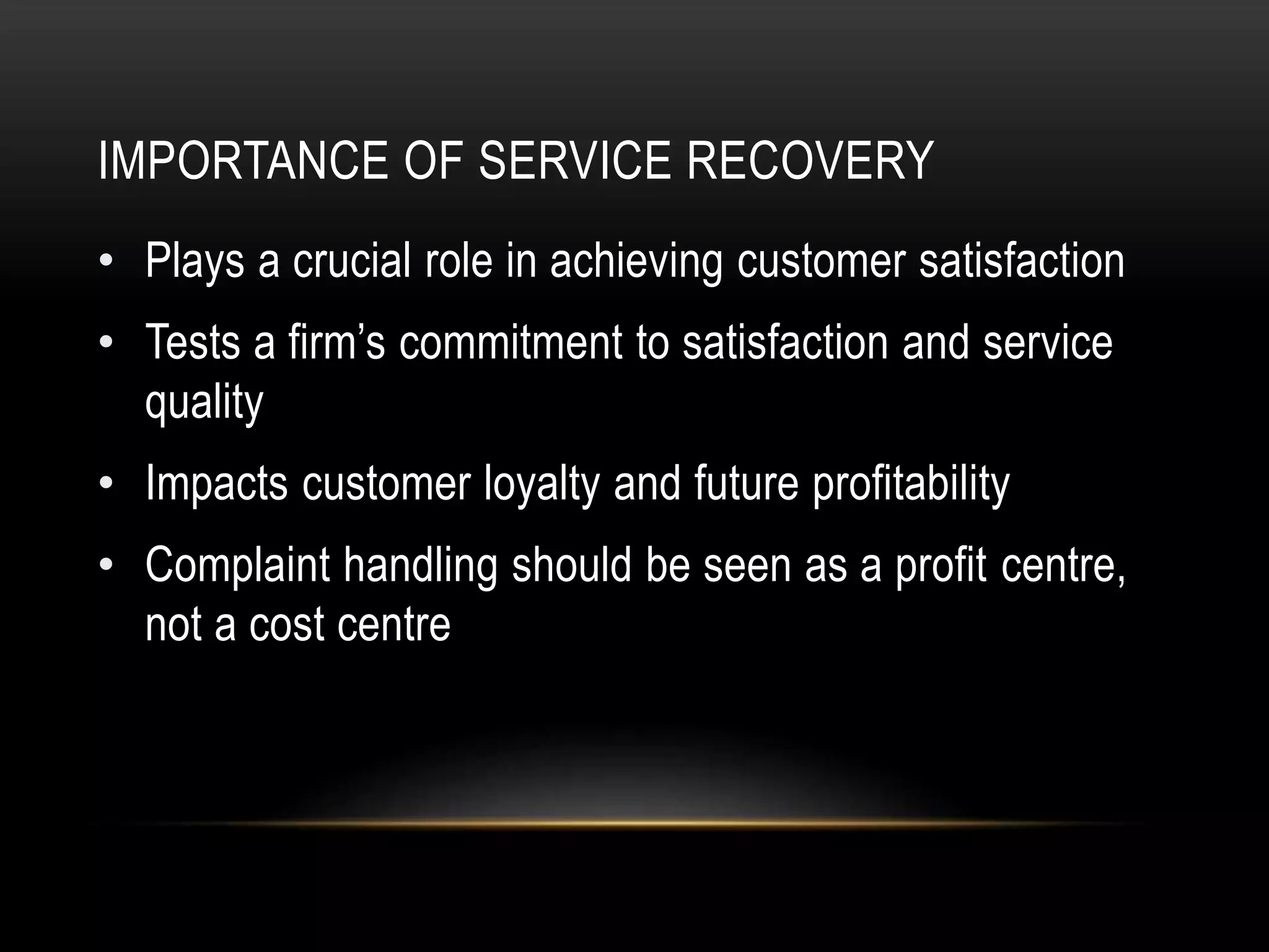Service recovery strategies | PPTX