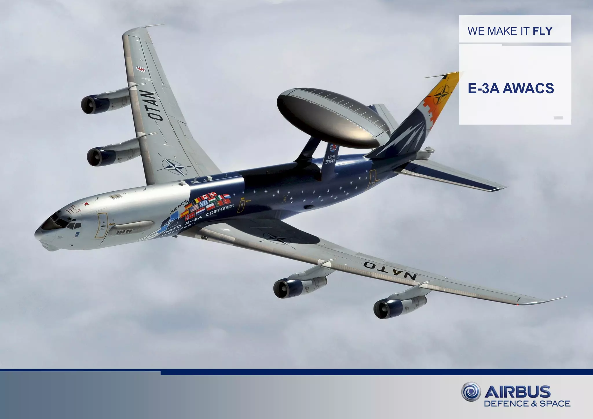 WE MAKE IT FLY
E-3A AWACS
 