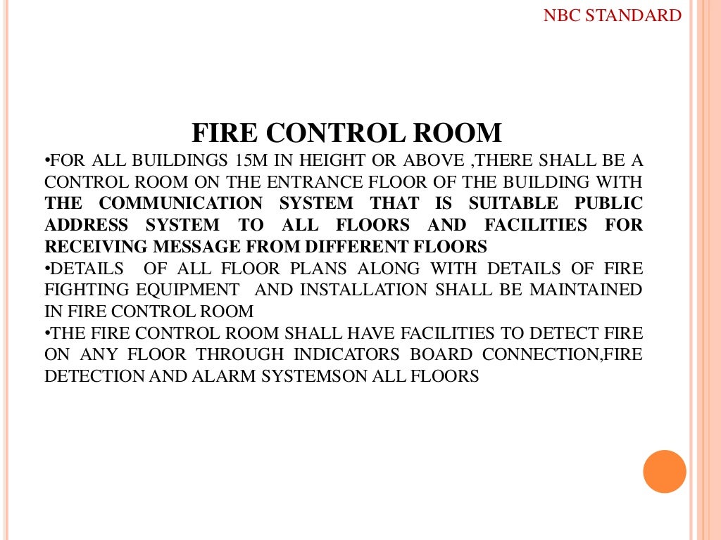 FIRE NORMS AND INDIAN HABITAT CENTRE CASE STUDY