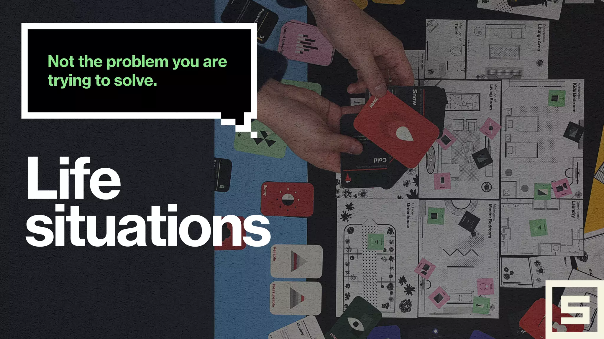 Life
situations
Not the problem you are
trying to solve.
 