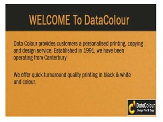 Services by data colour