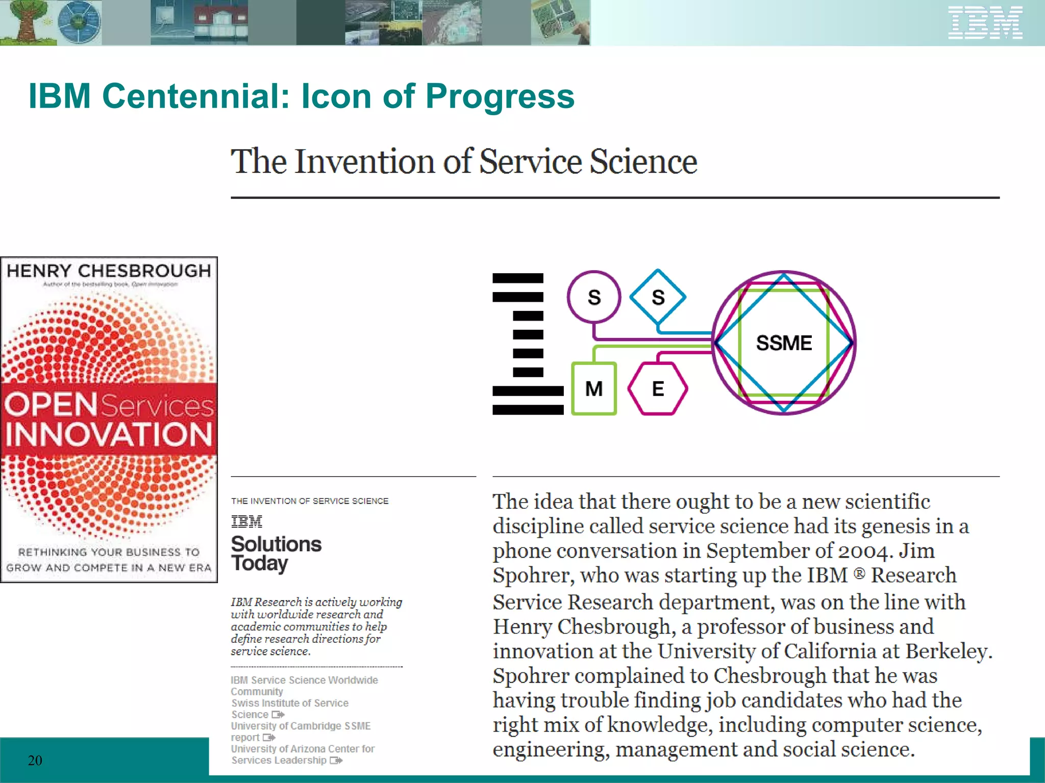 IBM Centennial: Icon of Progress 