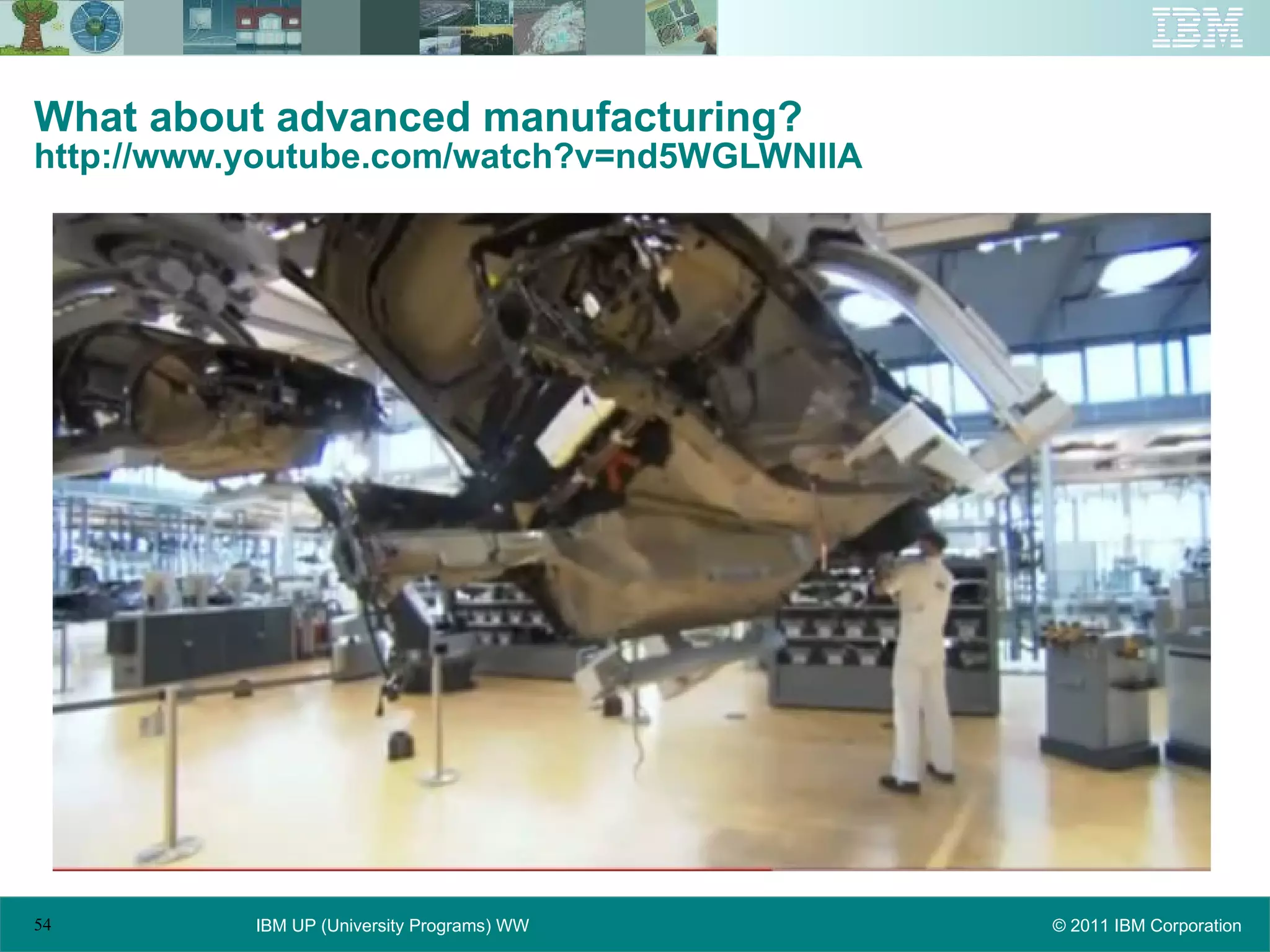 What about advanced manufacturing? http://www.youtube.com/watch?v=nd5WGLWNllA 