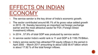 Service sector and economic growth | PPTX