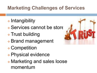 Marketing Challenges of ServicesIntangibility