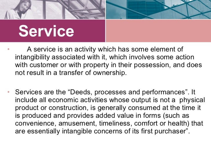 Services & Service Industries
