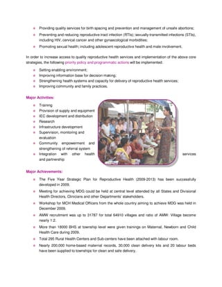 Services for maternal and child health | PDF