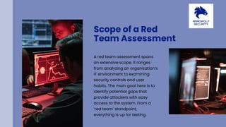 Services For Red Team Security Assessment — Aardwolf Security | PPTX