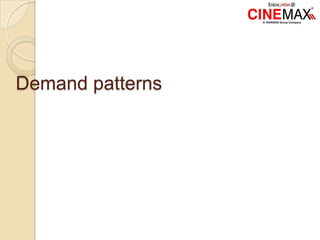 Demand patterns
 