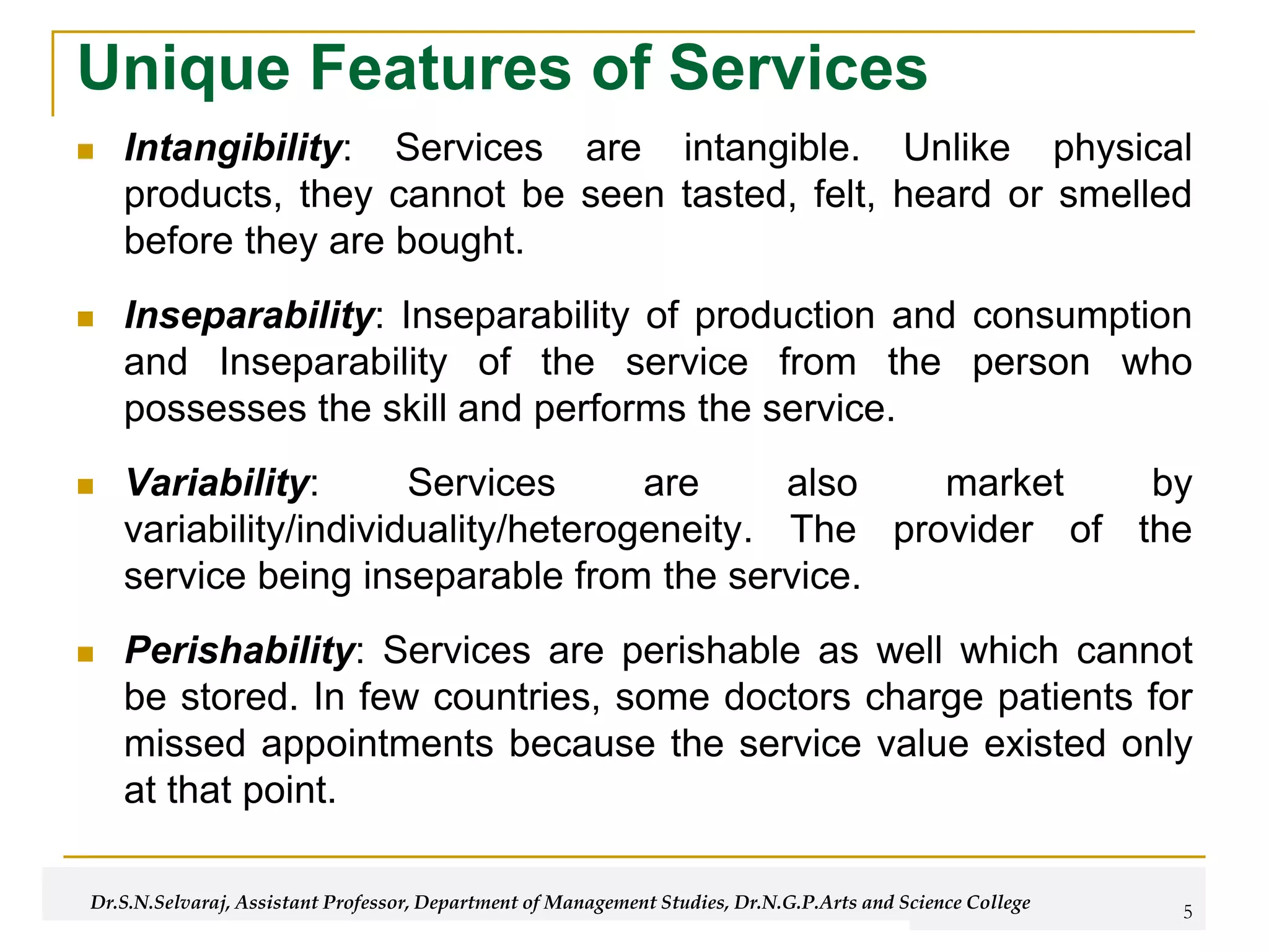 Services marketing (ppt slides) | PDF