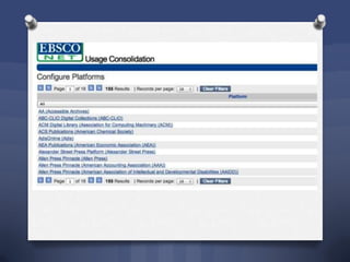 Services report out july 2013