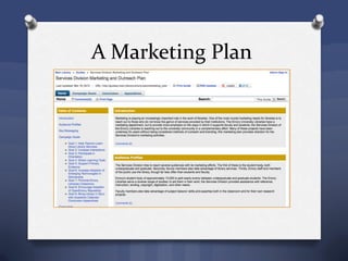 A Marketing Plan
 