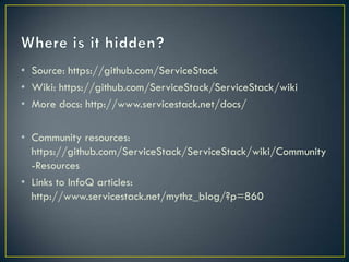 Service stack all the things