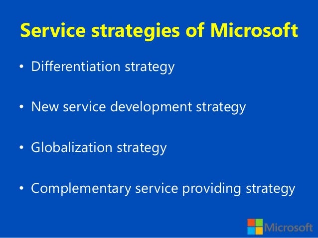 microsoft strategies