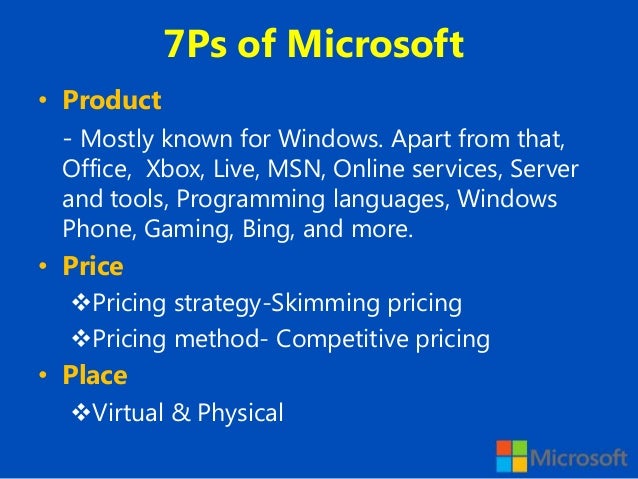 microsoft strategies