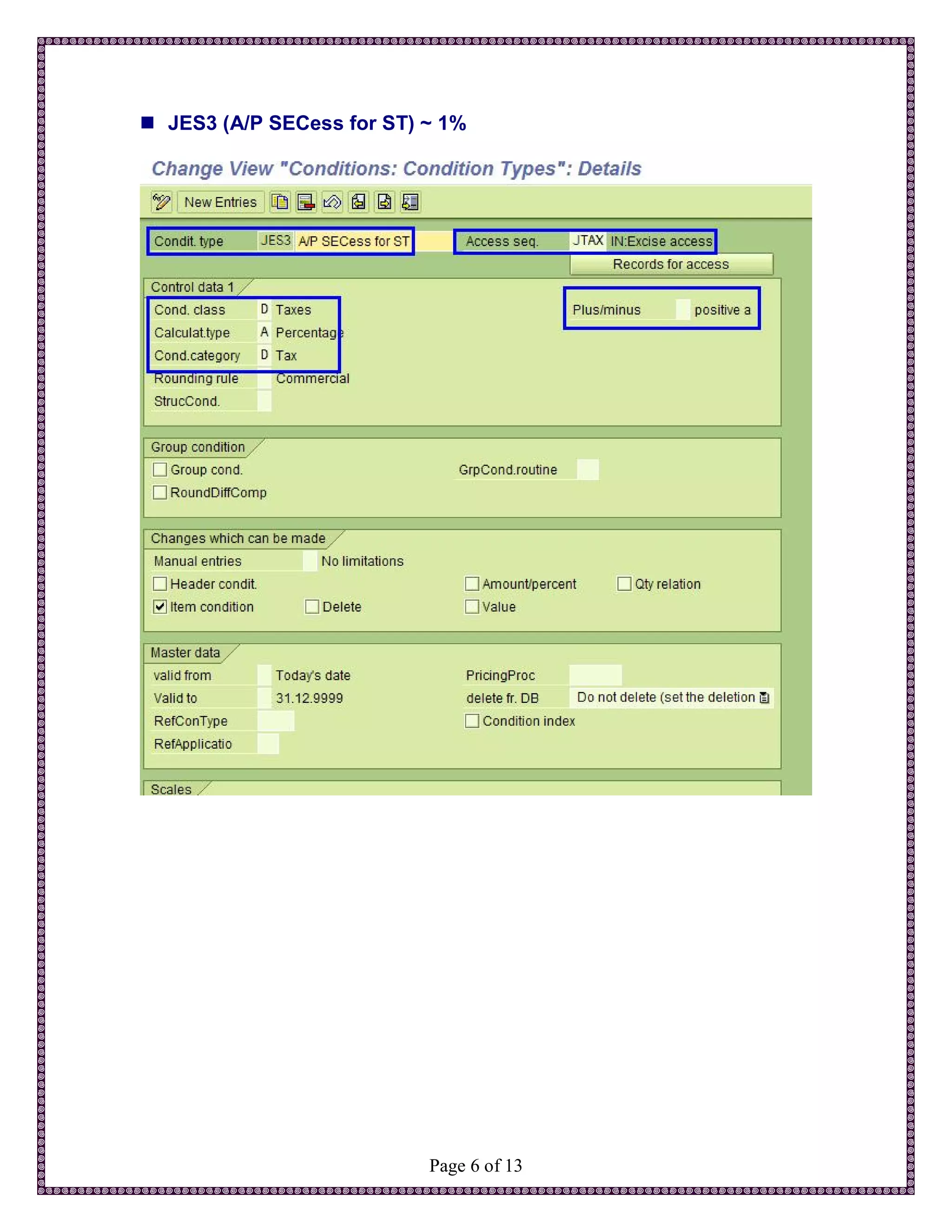  JES3 (A/P SECess for ST) ~ 1%




                           Page 6 of 13
 