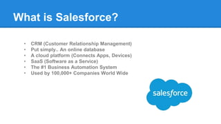 ServiceTracker and Salesforce presentation | PPTX