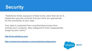 ServiceTracker and Salesforce presentation | PPTX