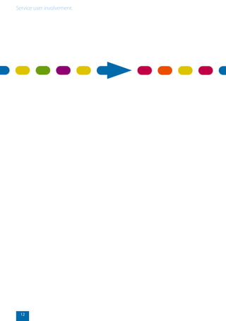 Service user involvement.
12
 