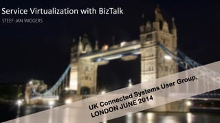 Service Virtualization with BizTalk
STEEF-JAN WIGGERS
 