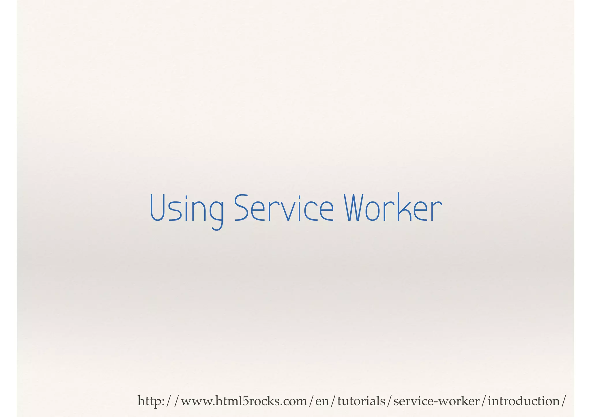 Using Service Worker
http://www.html5rocks.com/en/tutorials/service-worker/introduction/
 